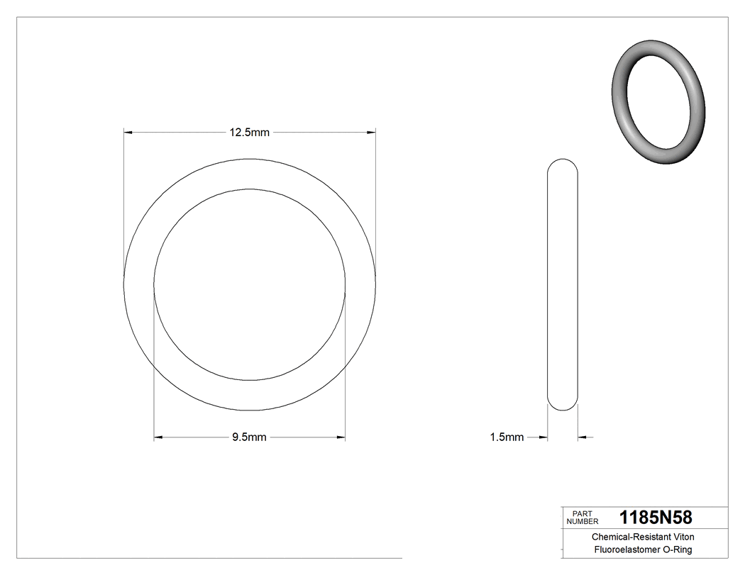 Technical drawing - 1185N58